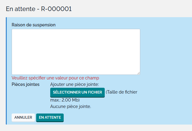 Démonstration – Module pièce jointe intégré à une transition iTop – Ajout de pièce jointe automatique lors de la transition
