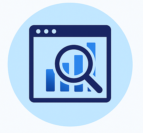 Analyse graphique avec loupe – suivi ITSM