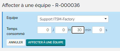 Un ticket de  changement prérempli, pour rendre plus efficace le processus de gestion des changements.