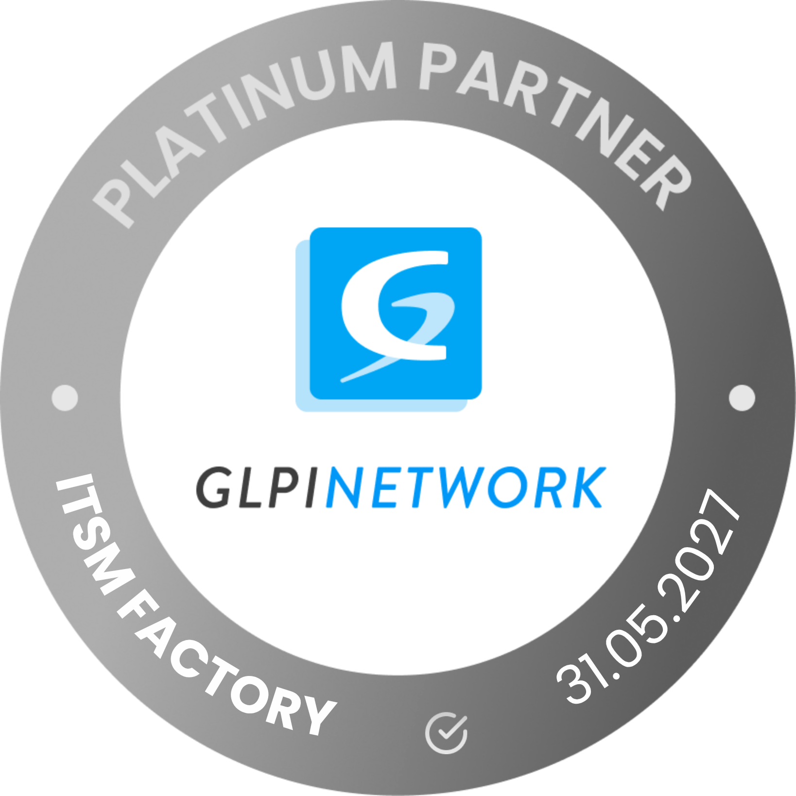 Badge de Partner Platine GLPI 2026